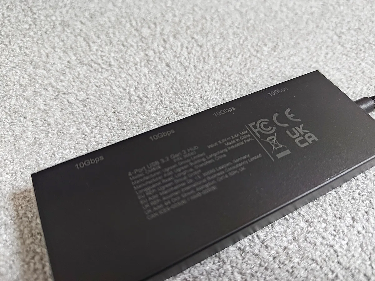 どのポートも10Gbps